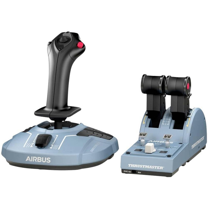 Thrustmaster TCA Officer Pack Airbus Edition Wired Joystick Flight Simulator for PC Black/Blue
