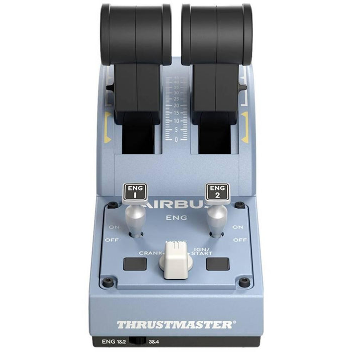 Thrustmaster TCA Officer Pack Airbus Edition Wired Joystick Flight Simulator for PC Black/Blue