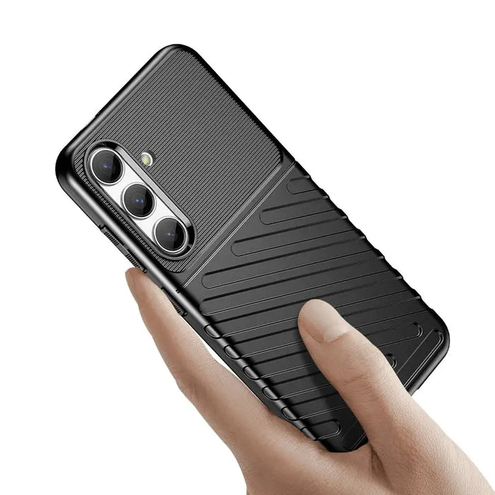 Thunder Case armored case for Samsung Galaxy S24 - black - Cell phone cases and covers<<<HurtelXML