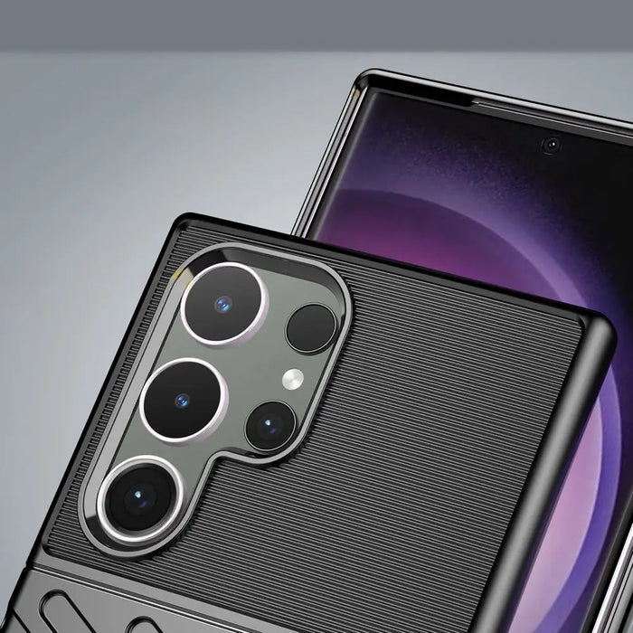 Thunder Case armored case for Samsung Galaxy S24 Ultra - black - Cell phone cases and covers<<<HurtelXML