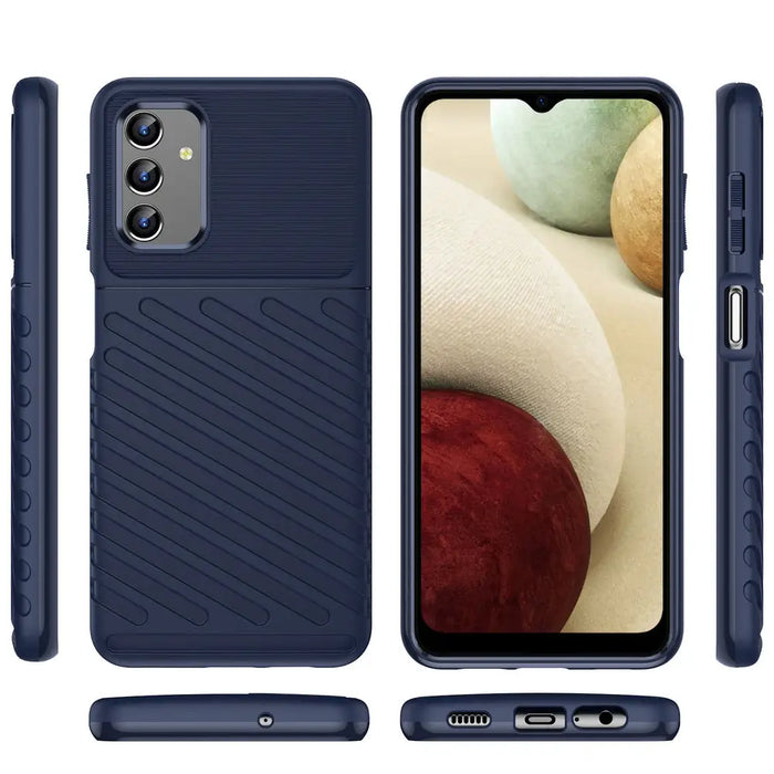 Thunder Case flexible armored cover for Samsung Galaxy A13 5G blue - Cell phone cases and covers<<<HurtelXML