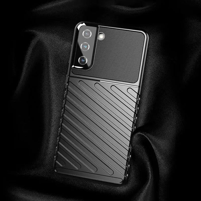 Thunder Case flexible armored cover for Samsung Galaxy S22 + (S22 Plus) blue - Cell phone cases and covers<<<HurtelXML