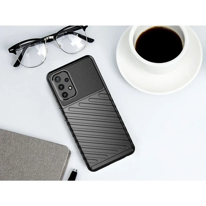 Thunder Case Flexible Tough Rugged Cover TPU Case for Nokia 5.4 black - Cell phone cases and covers<<<HurtelXML