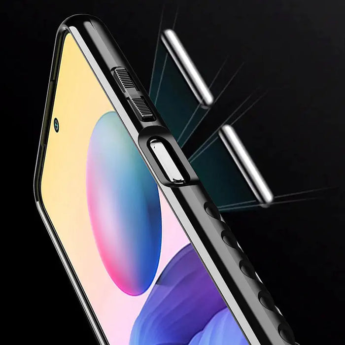 Thunder Case Flexible Tough Rugged Cover TPU Case for Xiaomi Redmi Note 10 5G / Poco M3 Pro black - Cell phone cases