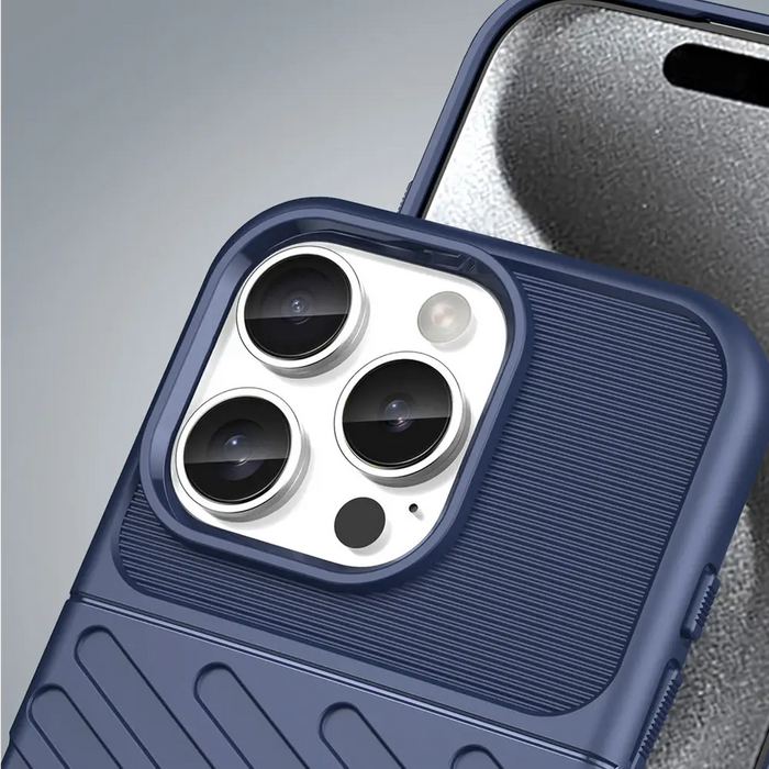 Thunder Case for iPhone 16 Pro Silicone Case - Blue - Cell phone cases and covers<<<HurtelXML