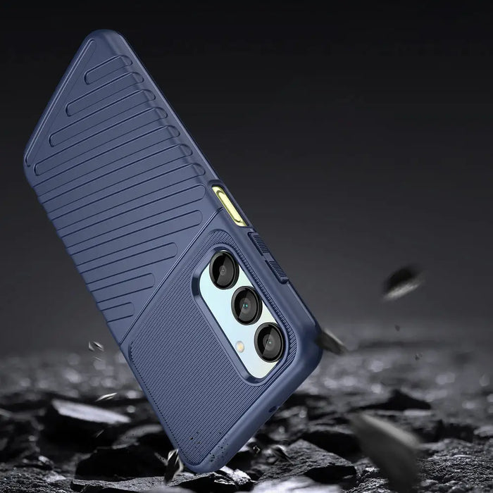 Thunder Case for Samsung Galaxy A16 / A16 5G Silicone Armored Cover - Blue - Cell phone cases and covers<<<HurtelXML