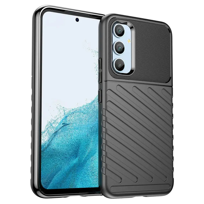 Thunder Case case for Samsung Galaxy A54 5G silicone armor case black - Cell phone cases and covers<<<HurtelXML