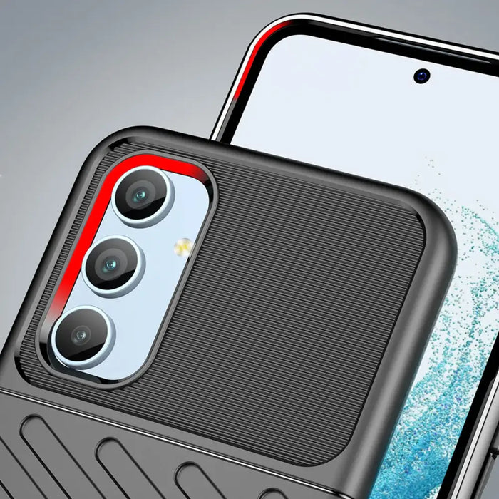 Thunder Case case for Samsung Galaxy A54 5G silicone armor case black - Cell phone cases and covers<<<HurtelXML