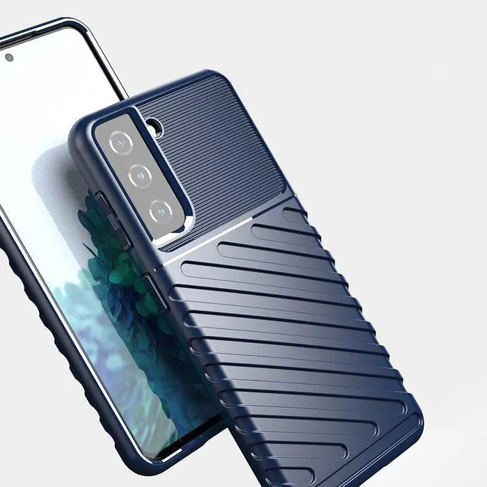 Thunder Case for Samsung Galaxy S23 silicone armored cover blue - Cell phone cases and covers<<<HurtelXML