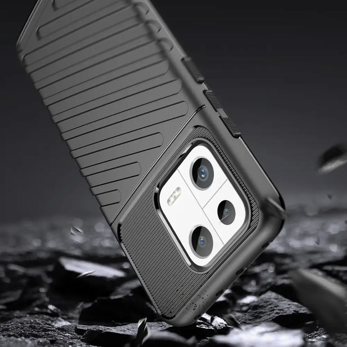 Thunder Case case for Xiaomi 13 silicone armor case black - Cell phone cases and covers<<<HurtelXML