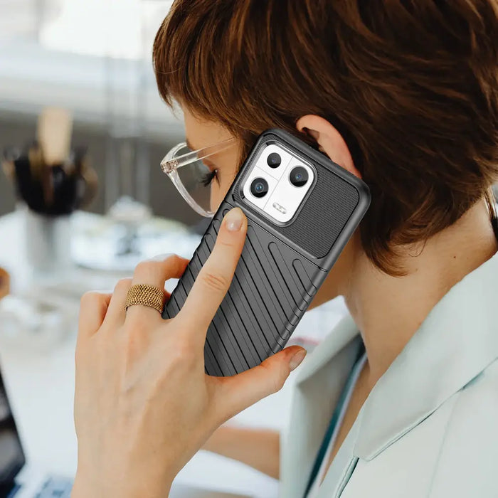 Thunder Case case for Xiaomi 13 silicone armor case black - Cell phone cases and covers<<<HurtelXML