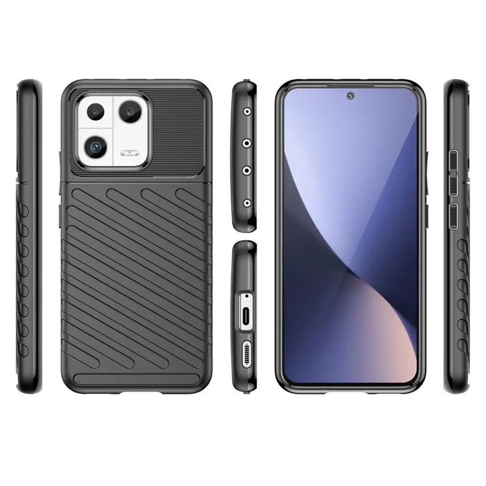 Thunder Case case for Xiaomi 13 silicone armor case black - Cell phone cases and covers<<<HurtelXML