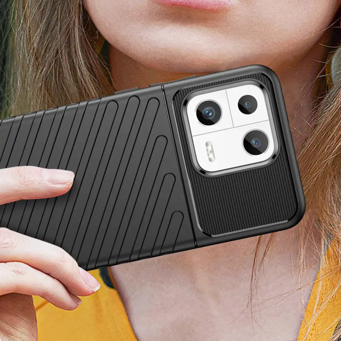 Thunder Case case for Xiaomi 13 silicone armor case black - Cell phone cases and covers<<<HurtelXML