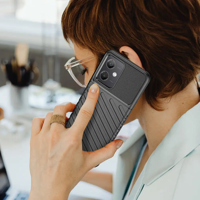 Thunder Case Xiaomi Poco X5 5G / Redmi Note 12 5G silicone armor case black - Cell phone cases and covers<<<HurtelXML