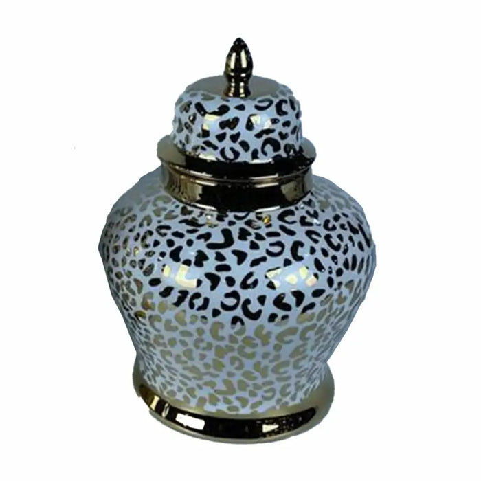 Tibor DKD Home Decor Porcelain Golden White Colonial (22 x 22 x 30 cm) - Декорация и Осветление<<<Дом