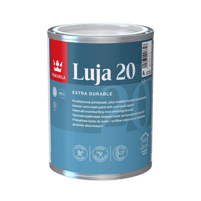 LUYA 20 LATEX SEMI-MAT WHITE 0.9L