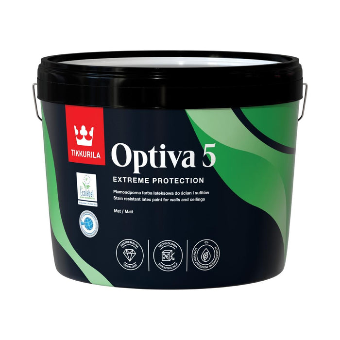 OPTIVA MAT 5 LATEX MAT WHITE 9L