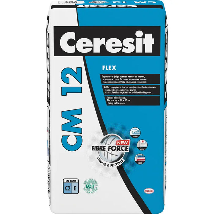 TILE ADHESIVE CERESIT CM 12 GRAY - Лепила за плочки<<<Сухи строителни смеси<<<Строителни материали<<<Praktiker&&&Лепила