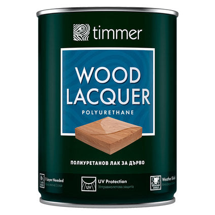 POLYURETHANE VARNISH FOR WOOD COLORLESS GLOSS 750 ML TIMMER