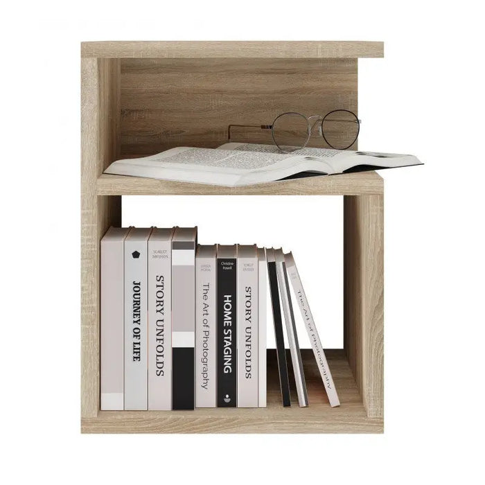 TINI bedside cabinet 30x30x40 cm oak sonoma - Bedside tables made of furniture boardSZN-PME<<<Bedside