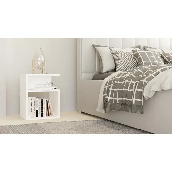 TINI bedside table 30x30x40 cm white - Bedside tables made of furniture boardSZN-PME<<<Bedside tablesSZN<<<ActionPL