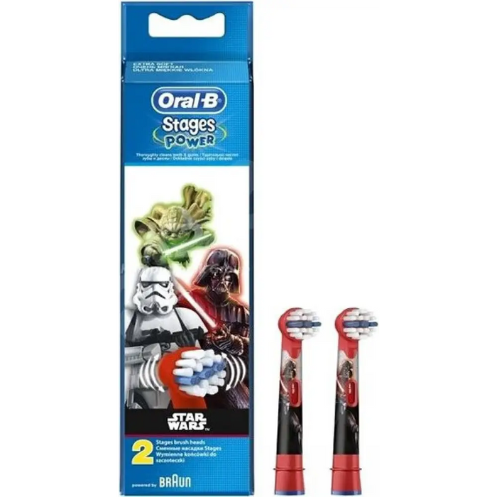 Tip el. brush Oral B EB 10-2 StarWars 2 pcs - Ел. четки и зъбни душове<<<За Здравето<<<Уреди за здраве и