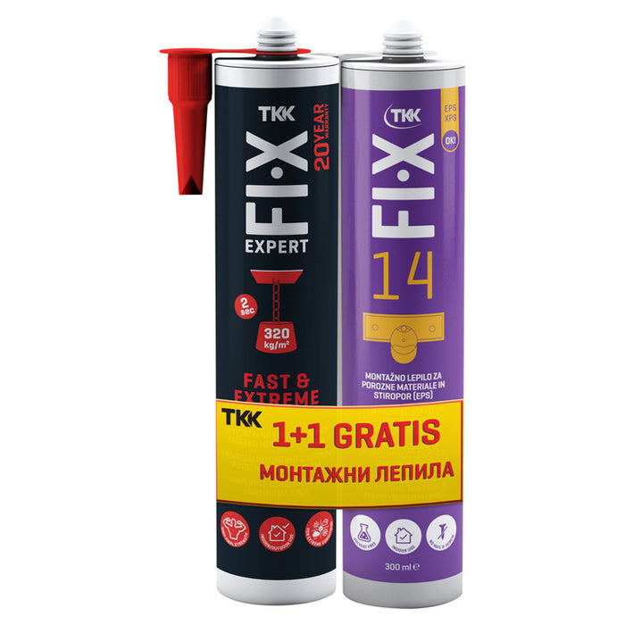 ASSEMBLY ADHESIVE TKK FIX EXPERT FAST & EXTREME + FI