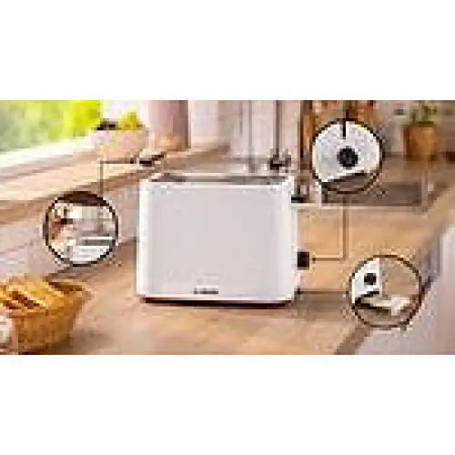 Toaster BOSCH TAT3M121 - Уреди за готвене<<<BOSCH дребна електродомакинска техника<<<BOSCH<<<PolyComp&&&Тостери<<<Уреди