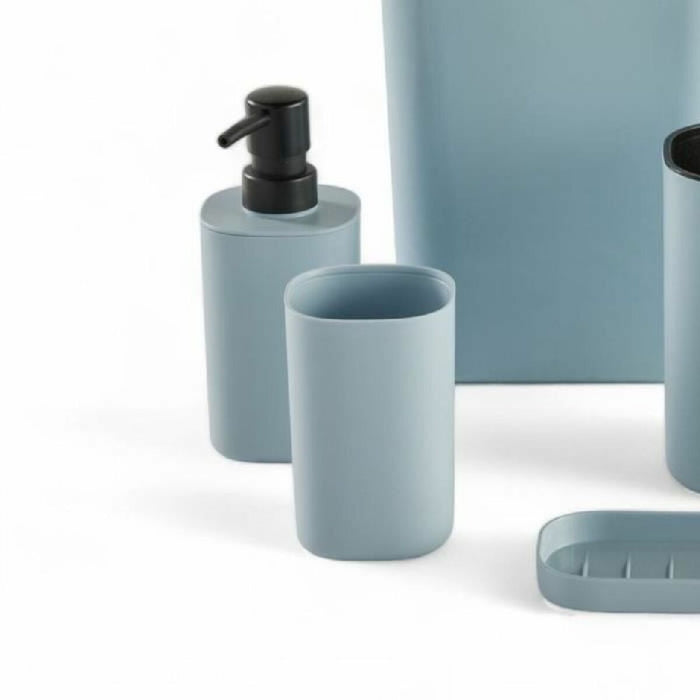 Bath Set TODAY HOY Blue Plastic Modern (5 Units)