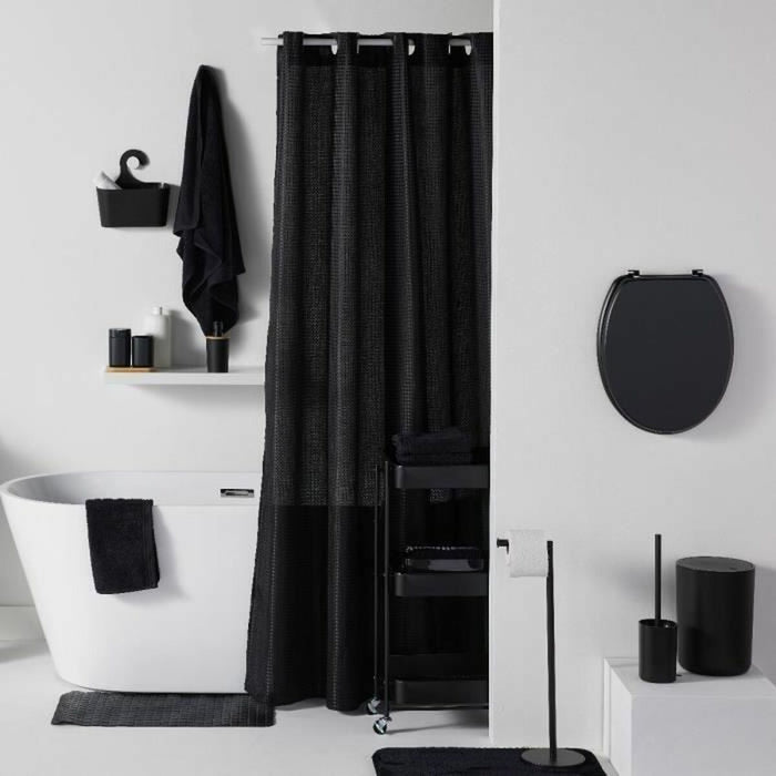 Bath Set TODAY HOY Black Plastic Modern (5 Units)