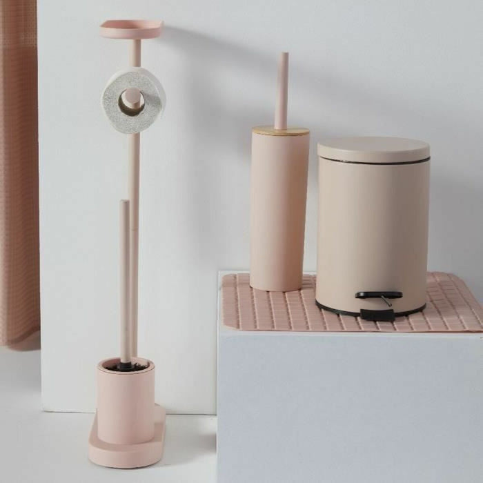 Non-slip Shower Mat TODAY Pink 50 x 50 cm PVC