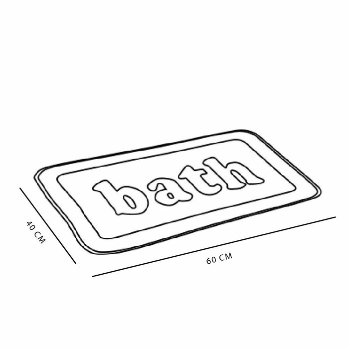 Non-Slip Bath Mat TODAY UTILITY Green 40 x 60 cm