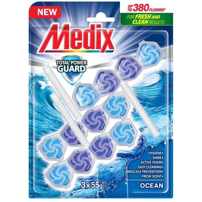 TOILET BLOCK OCEAN 3 PCS MEDIX - Почистващи препарати<<<Домашни потреби<<<Кухня<<<Praktiker