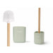 Toilet Brush Berilo White Green Wood Polyresin 9,6 x 37 x 9,5 cm (6 Units) - Баня<<<Дом Градина<<<BigBuy&&&Аксесоари и
