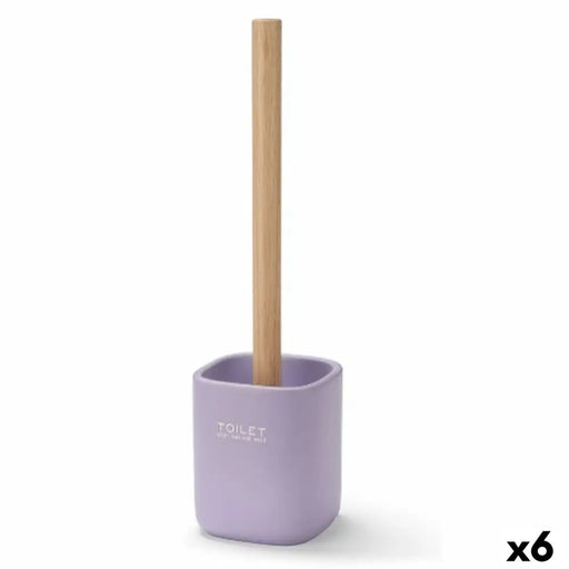 Toilet Brush Berilo White Green Wood Polyresin 9,6 x 37 x 9,5 cm (6 Units) - Баня<<<Дом Градина<<<BigBuy&&&Аксесоари и