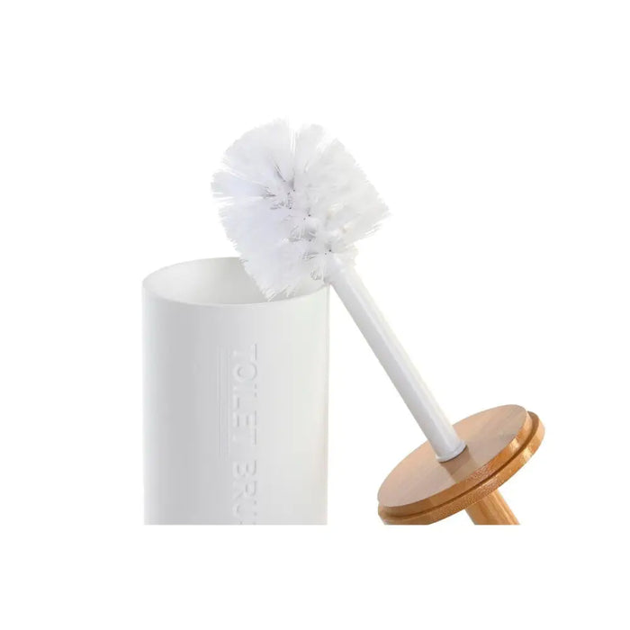 Toilet Brush DKD Home Decor 9 x 9 x 35,5 cm Natural White polypropylene - Баня<<<Дом Градина<<<BigBuy&&&Аксесоари и