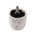 Toilet Brush DKD Home Decor Black Cement White 10 x 10 x 36 cm - Баня<<<Дом Градина<<<BigBuy&&&Аксесоари и