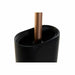 Toilet Brush DKD Home Decor Black Golden Resin 10 x 6 x 40 cm - Баня<<<Дом Градина<<<BigBuy&&&Аксесоари и