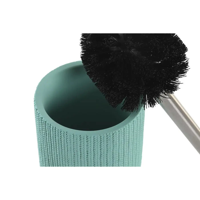 Toilet Brush DKD Home Decor Cement Stainless steel Green 10 x 10 x 36 cm - Аксесоари и кранчета<<<Баня<<<Дом
