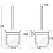 TOILET BRUSH IDEALSTANDARD IOM - Аксесоари за баня<<<Аксесоари за баня<<<Баня<<<Praktiker&&&Аксесоари за