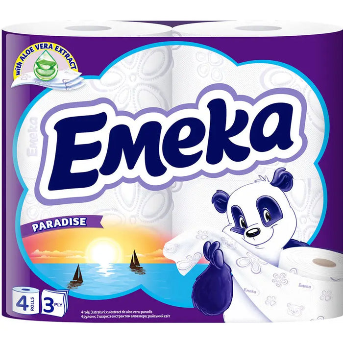 TOILET PAPER PARADISE 4PCS EMEKA - Домакински продукти<<<Домашни потреби<<<Кухня<<<Praktiker