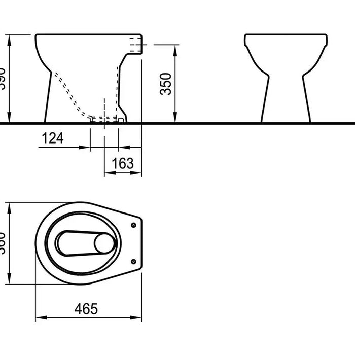 TOILET PLATE TYPE ’BDZ’ INTER CERAMIC - Тоалетни чинии<<<Санитарна керамика и аксесоари<<<Баня<<<Praktiker&&&Тоалетни