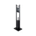 TOILET RACK. PAPER AND BRUSH BLACK MAT INTER CERAMIC - Аксесоари за баня<<<Аксесоари за