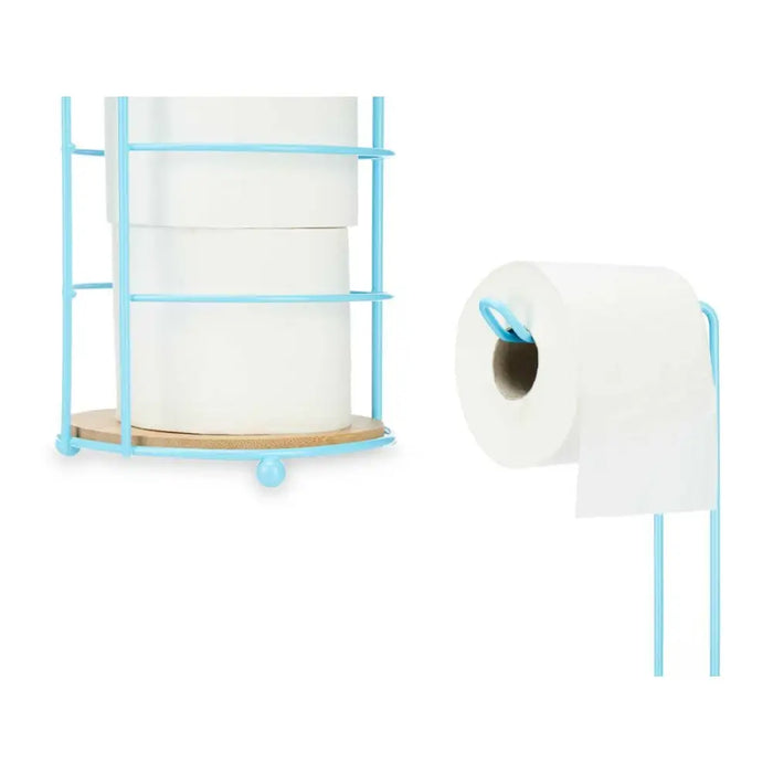 Toilet Roll Holder Berilo Blue 16,5 x 63,5 x 16,5 cm (4 Units) - Баня<<<Дом Градина<<<BigBuy&&&Аксесоари и