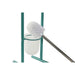 Toilet Roll Holder Home ESPRIT White Turquoise Metal 30 x 16 x 78,5 cm (2 Units) - Баня<<<Дом