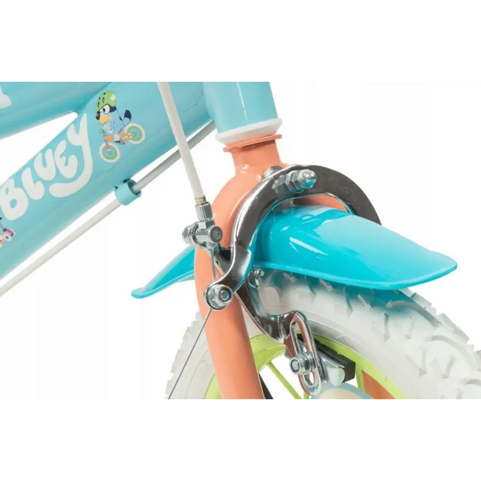 TOIMSA children’s bicycle Bluey 12” Blue and lime blue - Children’s bicyclesSRE-ROW<<<(Games and toys) Sports