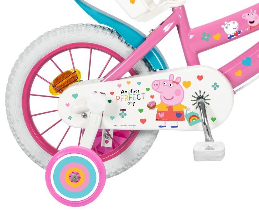 Children's bicycle 14" Peppa Pig pink 1495 TOIMSA