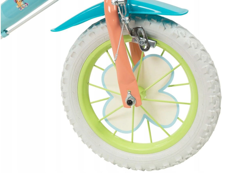 TOIMSA children's bicycle Bluey 12” Blue and lime blue