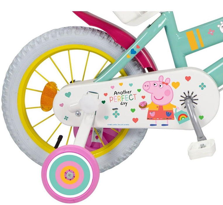 Children's bicycle 14" Peppa Pig pink 1495 TOIMSA