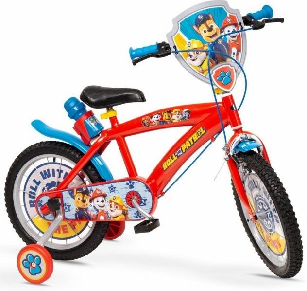 Children's Bike 16" Paw Patrol Red 1678 NEW TOIMSA